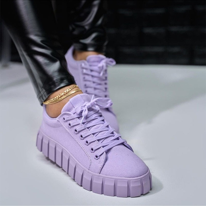Dania - Orthopedische Damessneakers met Plateauzool