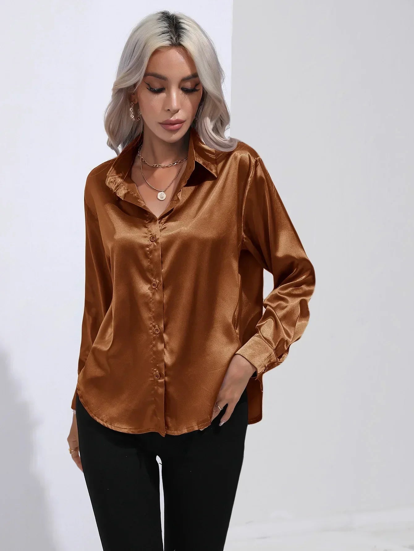 Isotta - Satin Blouse