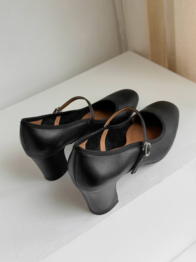 Fanny - Round toe in vegan leather