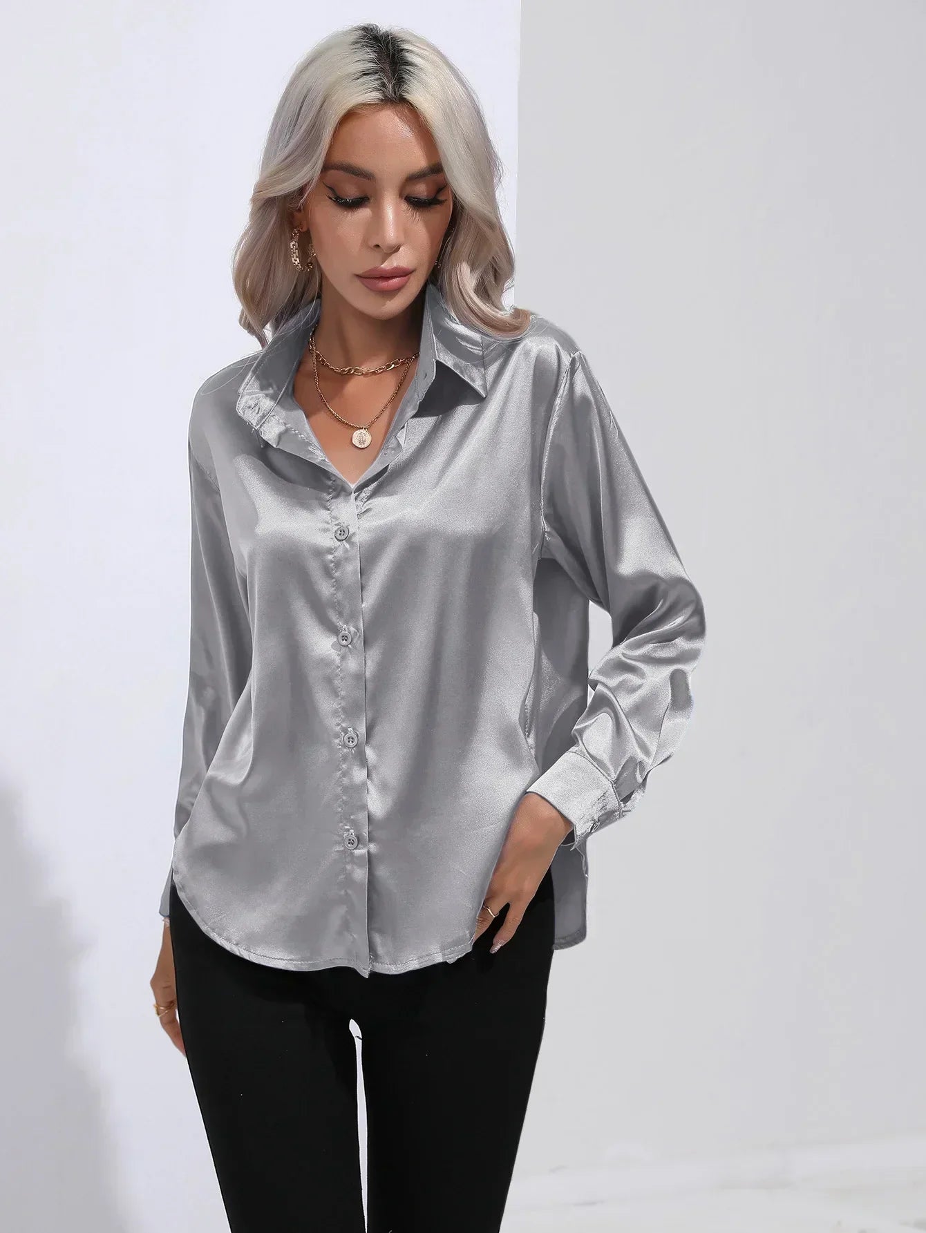 Isotta - Satin Blouse
