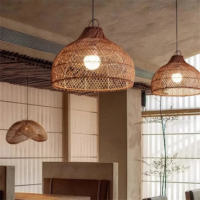 Veluné - Japanese Rattan Pendant Light