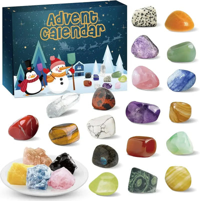 Ava Kristallen adventskalender met edelstenen