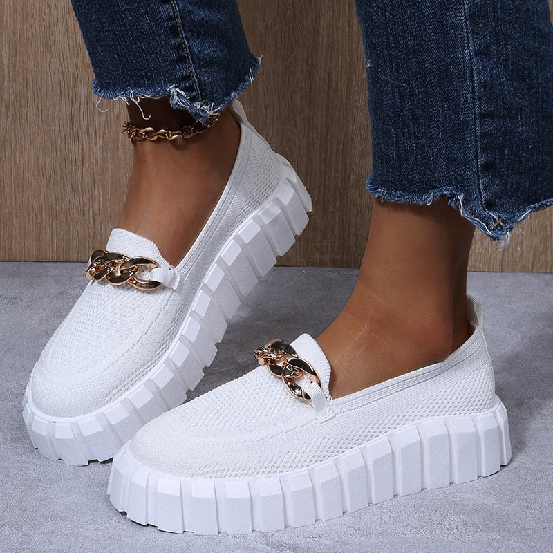 Dania - Orthopedische Damessneakers met Plateauzool