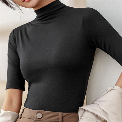 Helivianne - Minimalist Turtleneck