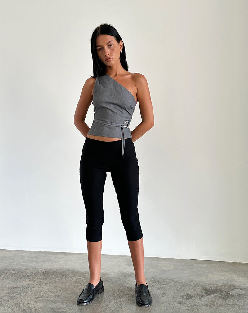 Imani - One-Shoulder Top with Waistband