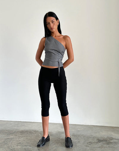 Imani - One-Shoulder Top with Waistband