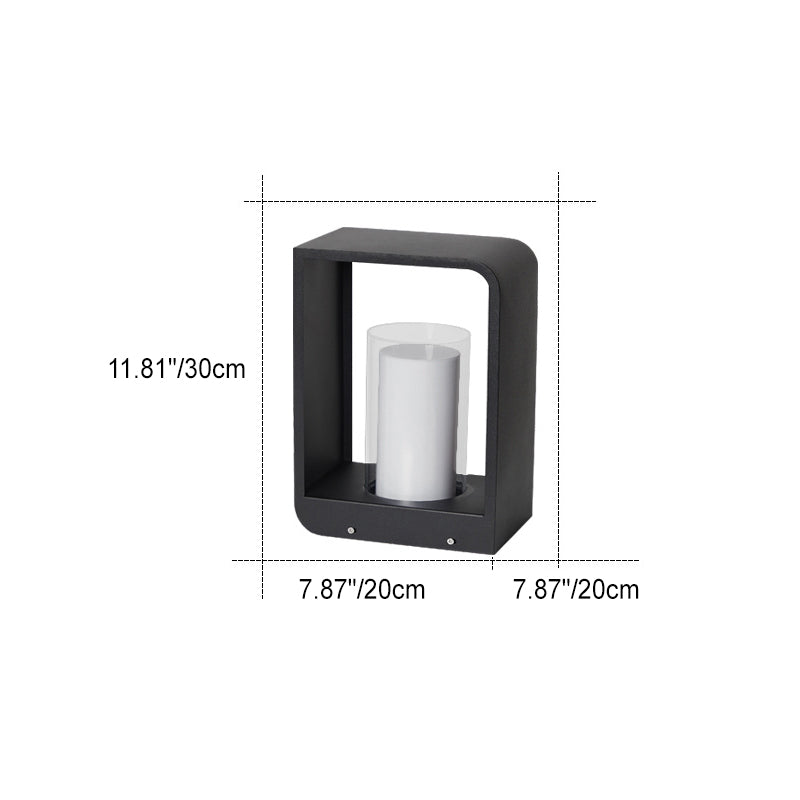 Donrain - Minimalist Square Frame LED Waterproof Lawn Light