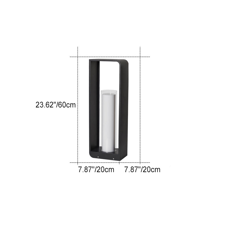 Donrain - Minimalist Square Frame LED Waterproof Lawn Light
