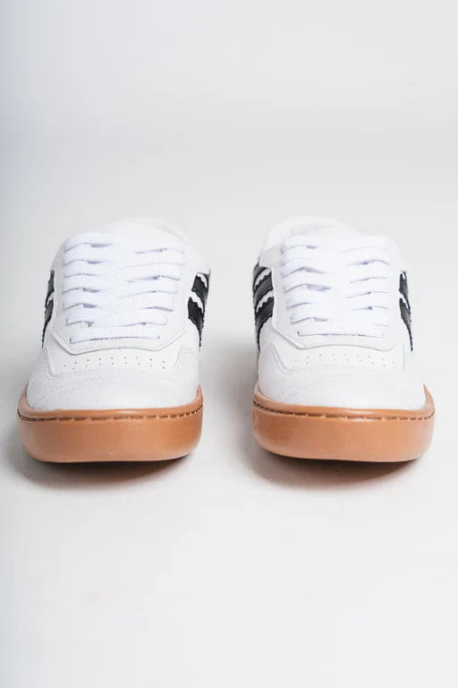 Sportieve sneaker wit en zwart