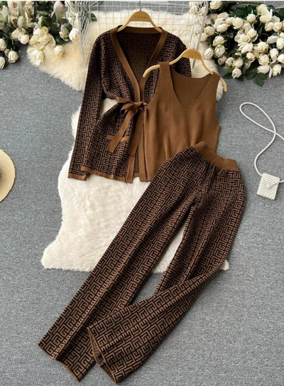 Danissa - Three-piece set with fashion print