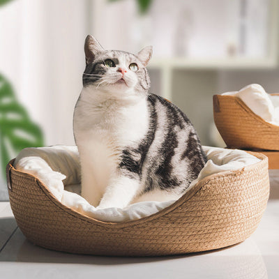 Handmade Comfortable Bed for Cats - LuxeSnooze