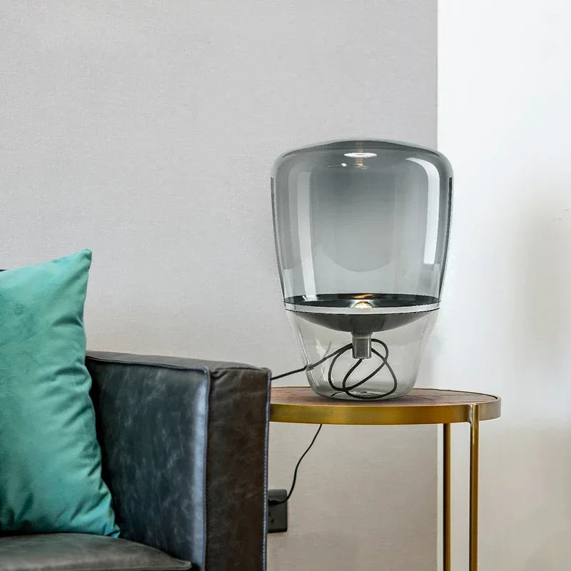 Norivelle – Scandinavian Glass LED Table Lamp