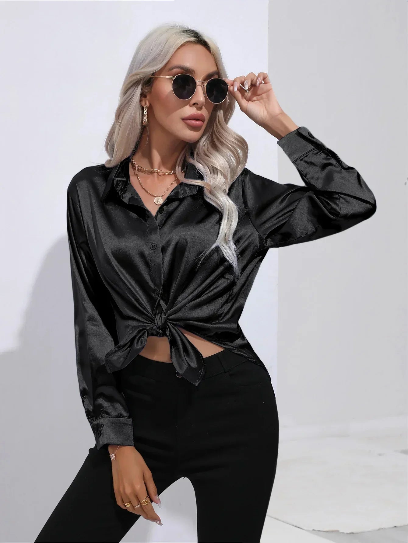 Isotta - Satin Blouse