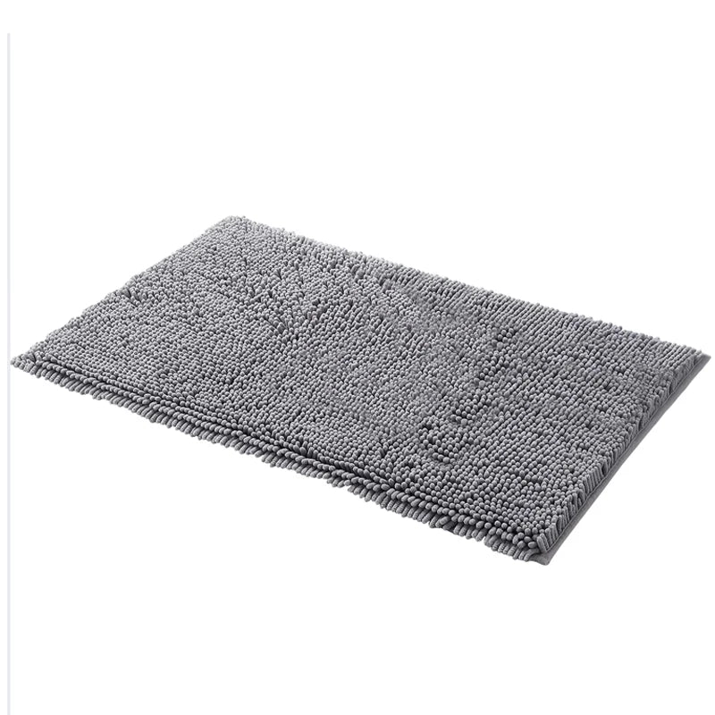 Aroselle - Ultra Soft Non Slip Quick Dry Chenille Bath Mat
