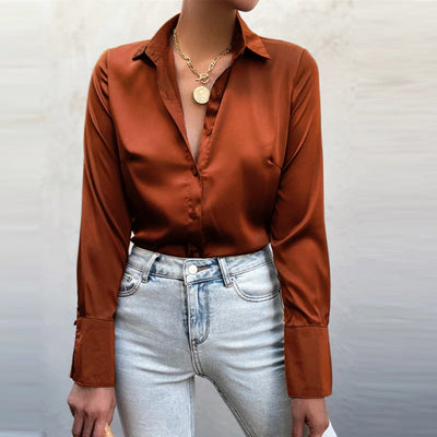 Selis - Satijnen Blouse