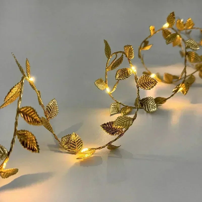 Liorow – Golden Leaf LED String Lights