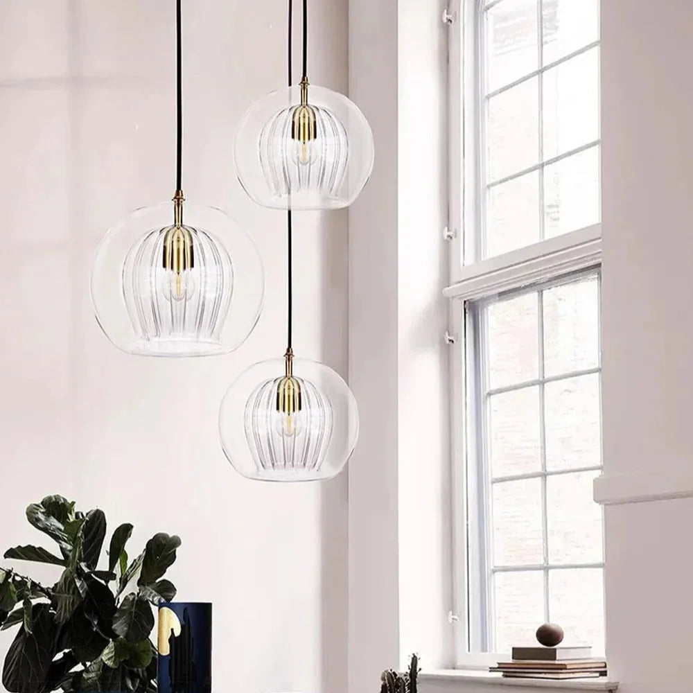 Pandra - Painted Glass LED Pendant Lamp
