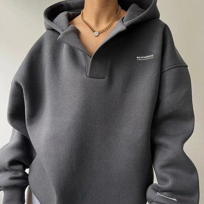 Vrouwentrui met oversized V-hals