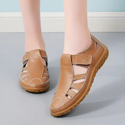 Salas - Vintage sandalen in echt leer