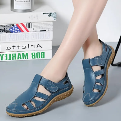 Salas - Vintage sandalen in echt leer