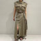 Sanya | Stijlvolle Hoge Taille Jurk met Vestdetails