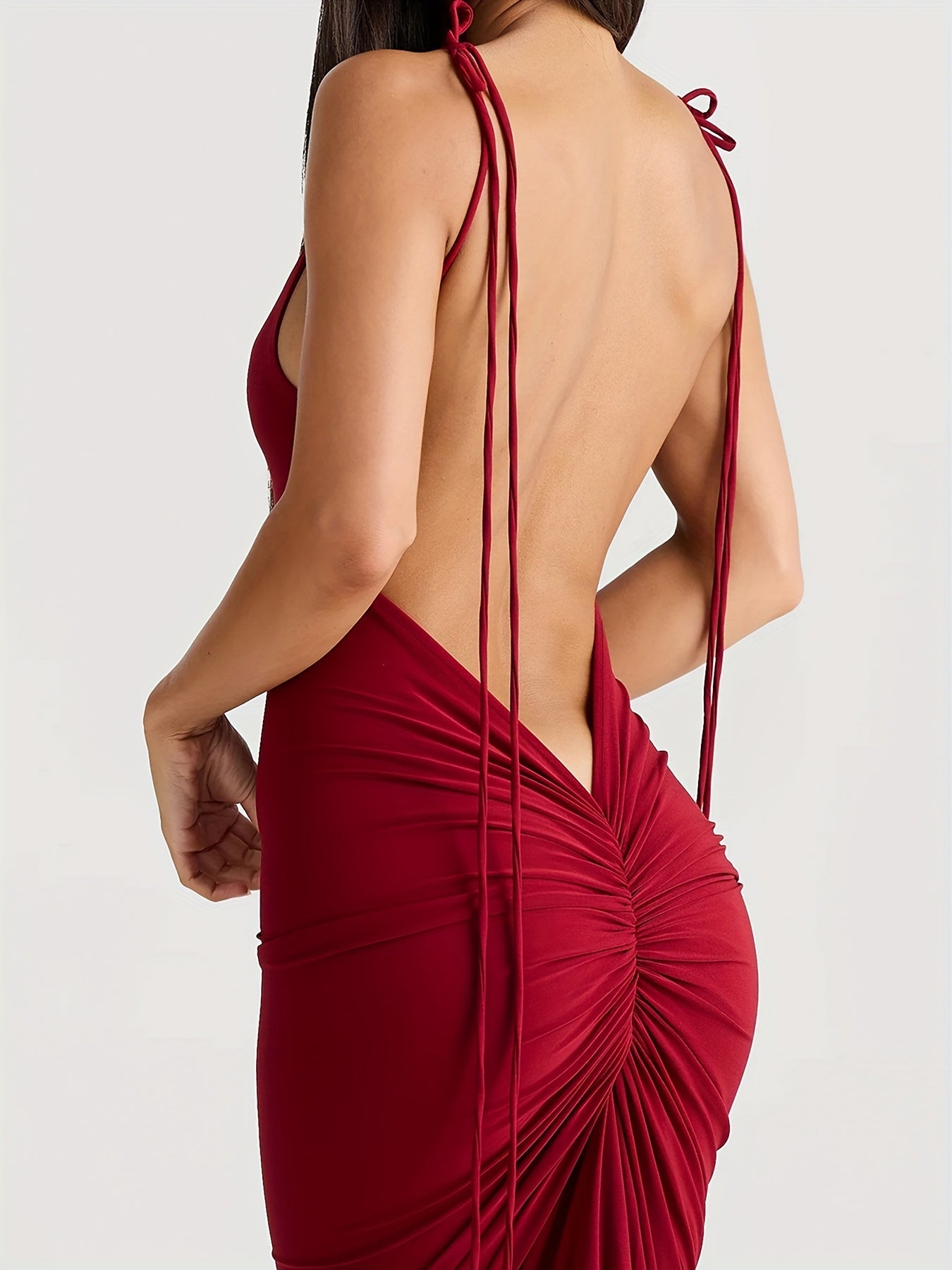 Sarah | Verleidelijke Maxi Jurk met Open Rug