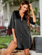 Giorgia - Luxurious Satin Nightgown with Buttons