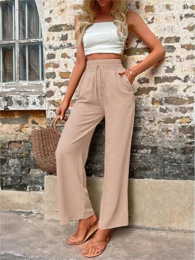 Karely - Loose high-waisted trousers
