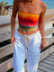 Gershwin - Colorful Tie-Dye Wrap Top