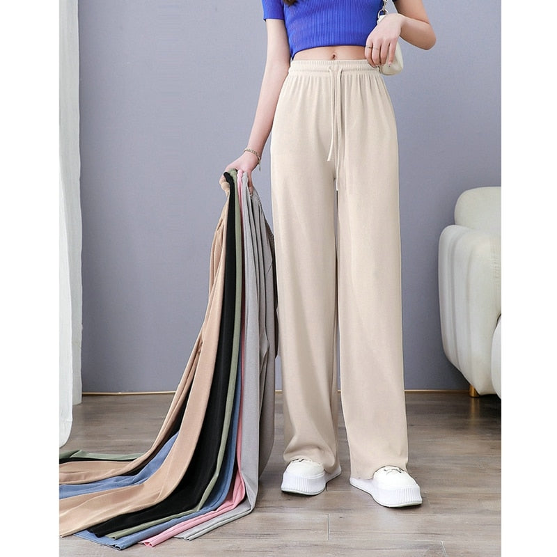 Giada Pants - Comfortable wide-leg pants with a high waist for casual chic