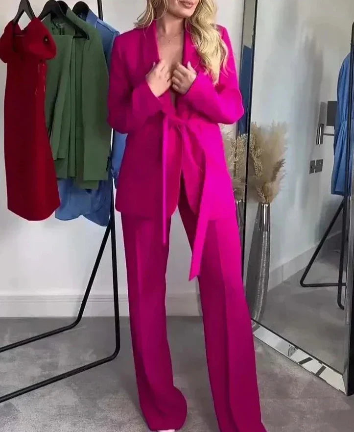 Halina - Blazer Set with Pants