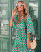 Riley - casual bedrukte maxi-jurk