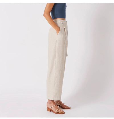 Jessyca - High-waisted linen trousers