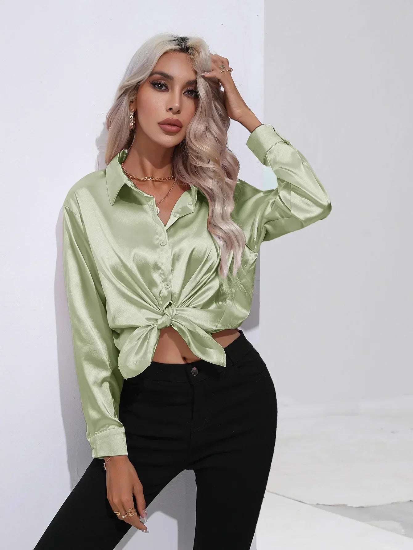 Isotta - Satin Blouse