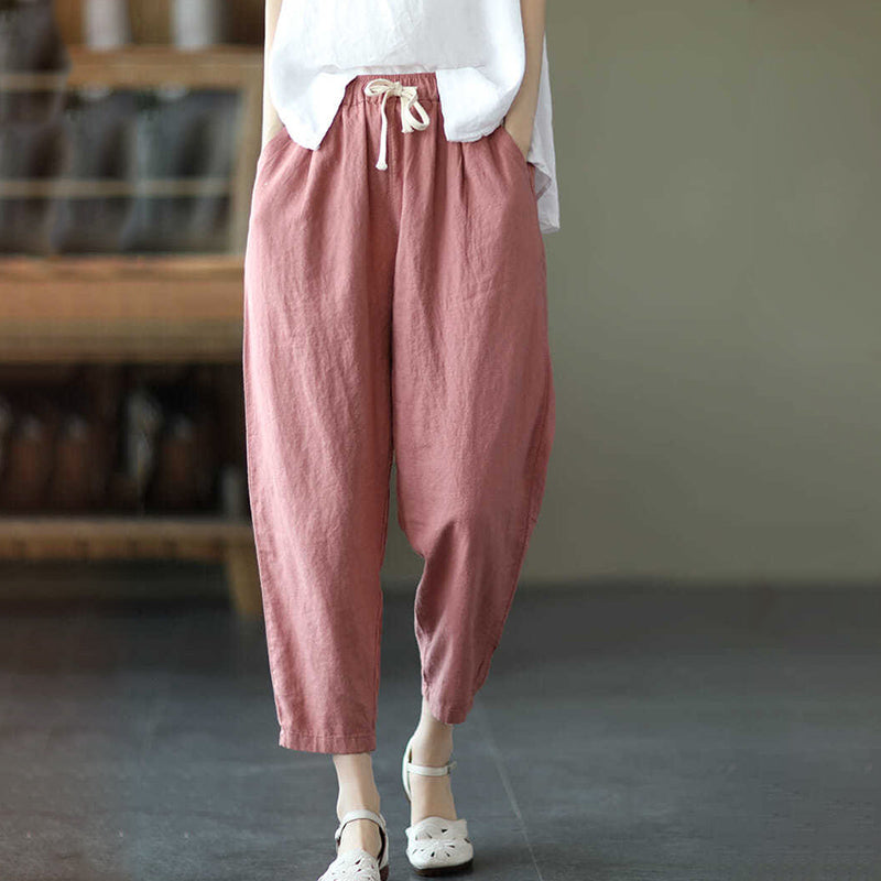 Kara - Cool trousers made of linen and cotton