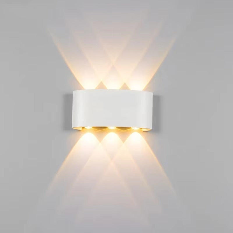 Luxara - Minimalist Outdoor Wall Light Rectangular Weatherproof
