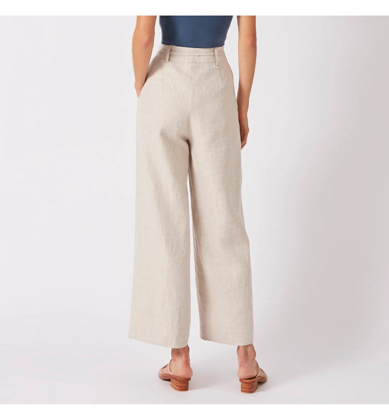 Jessyca - High-waisted linen trousers
