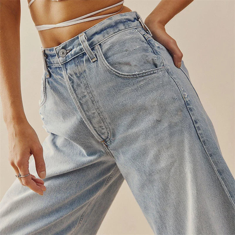 Lara - High-waisted flared jeans