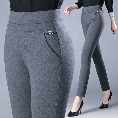 Ilva-Hose - narrow fit and high waist for stylish elegance