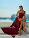 Scarlett | Luxe One-Shoulder Galajurk met Elegante Split