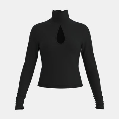 Kimberly | Stylish Turtleneck with Elegant Keyhole Neckline