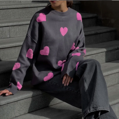 Gebreide oversized trui voor dames