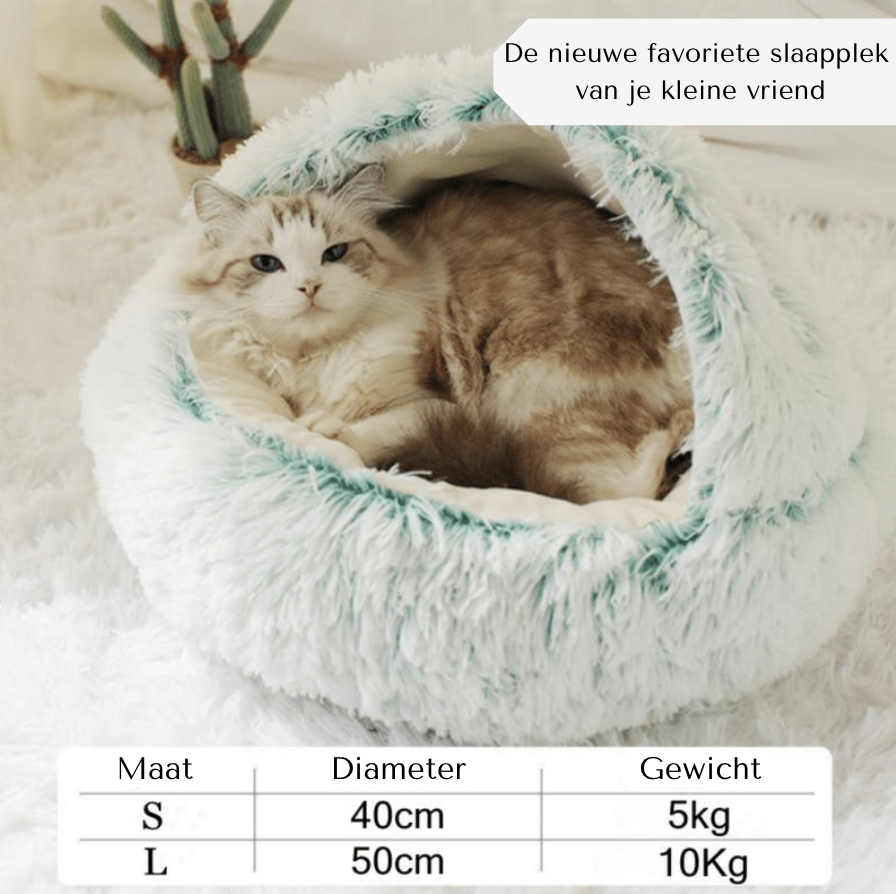 Cozy katten & honden mand Warm, Zacht &  Veilig