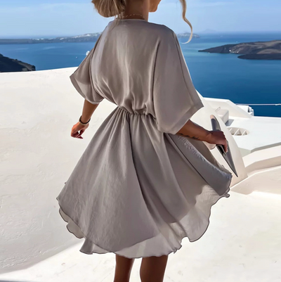 Vivian - elegante v-hals jurk