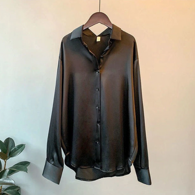 Sophie | Satijnen damesblouse