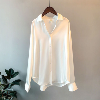 Sophie | Satijnen damesblouse