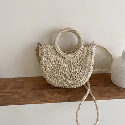 Geweven Handtas voor Dames - Chic & Lichtgewicht