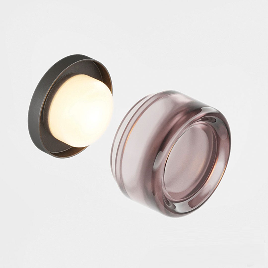Dinrahn - Compact Glass Wall Lamp