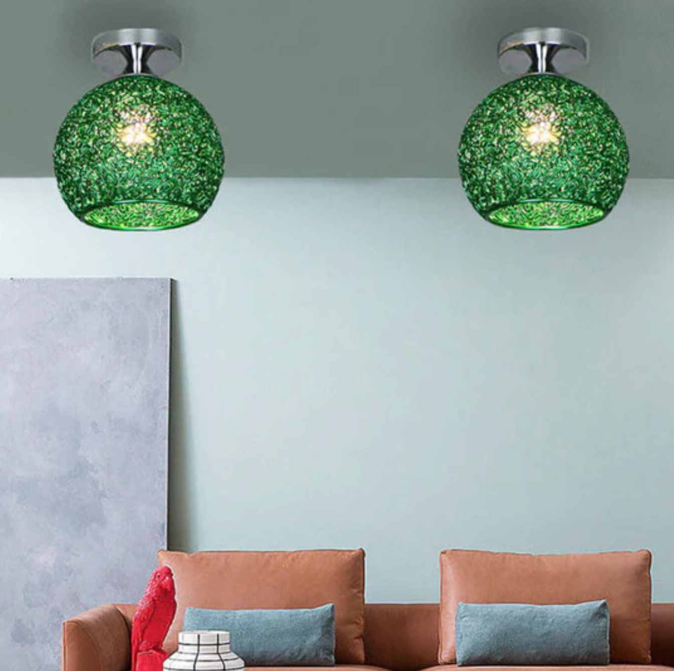 Meluné - Metal Globe Ceiling Light