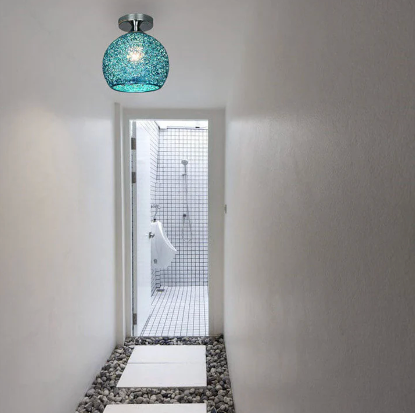Meluné - Metal Globe Ceiling Light